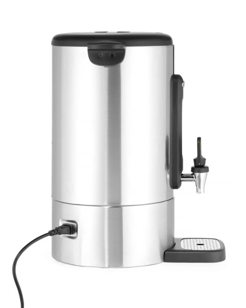 HENDI Perkolator UNIQ – designed by Robert Bronwasser – 14 l – Silber – 230 V / 1750 W – 357 × 380 × 502 mm