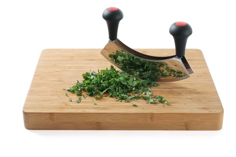 HENDI Wiegemesser – Doppelklinge – Schwarz – 215 × 150 mm