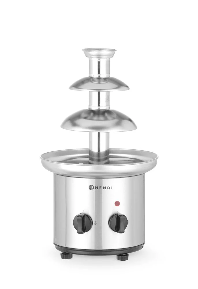 HENDI Schokoladenbrunnen 3 Etagen – 230 V / 46 W – Ø 215 × H 375 mm