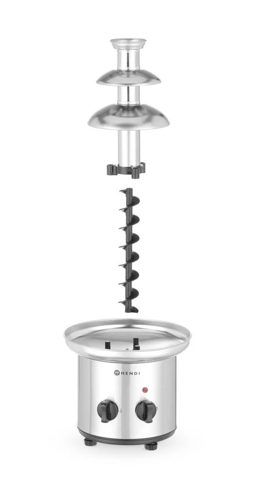 HENDI Schokoladenbrunnen 3 Etagen – 230 V / 46 W – Ø 215 × H 375 mm