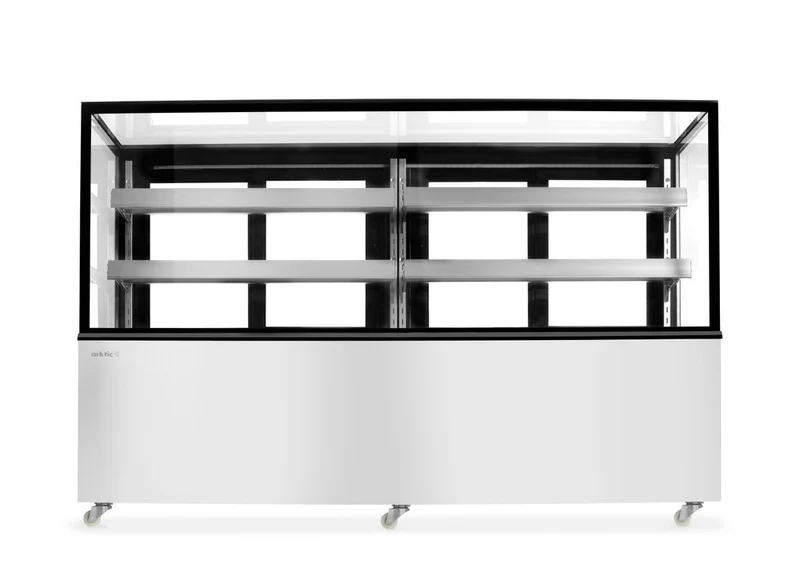 Arktic Kühlvitrine mit 2 Regalen – 230 V / 500 W – 677 × 1824 × 1230 mm