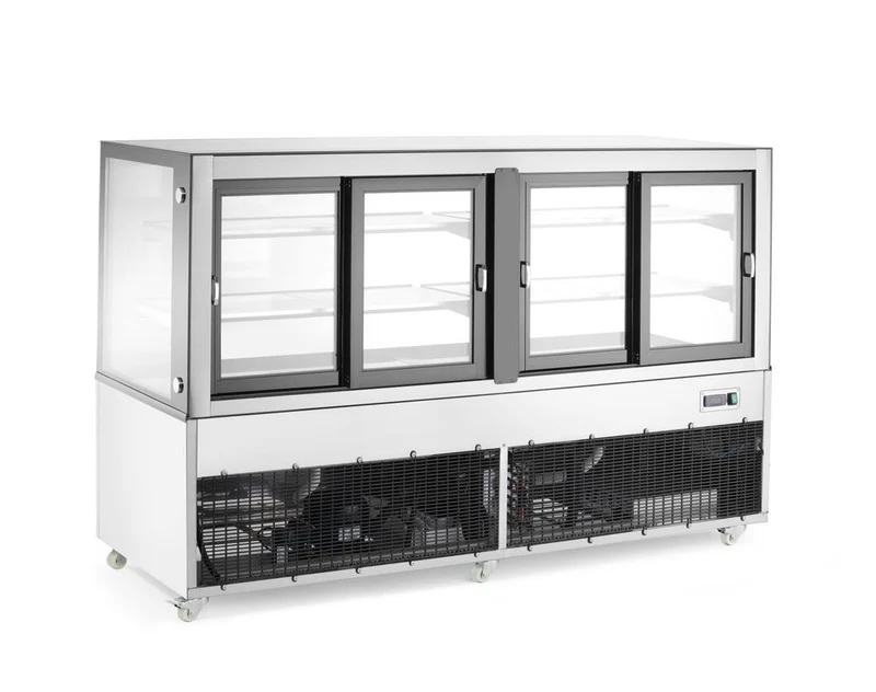 Arktic Kühlvitrine mit 2 Regalen – 230 V / 500 W – 677 × 1824 × 1230 mm