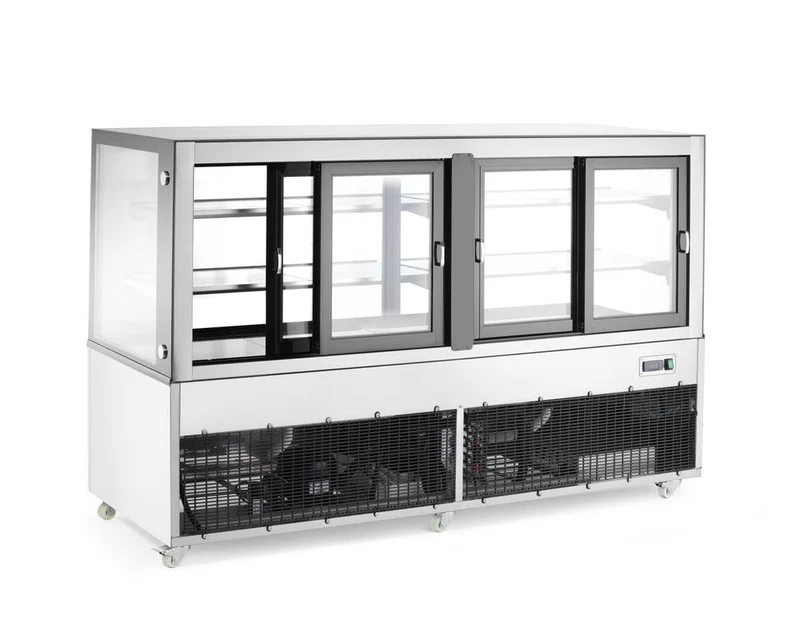 Arktic Kühlvitrine mit 2 Regalen – 230 V / 500 W – 677 × 1824 × 1230 mm
