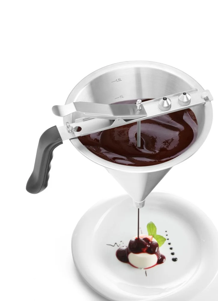HENDI Fondant-Trichter Profi Line – Profi Line – 1,5 l – Ø 212 × H 315 mm