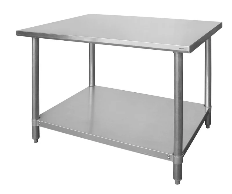 HENDI Zentraler Arbeitstisch – Budget Line – 1200 × 600 × 850 mm