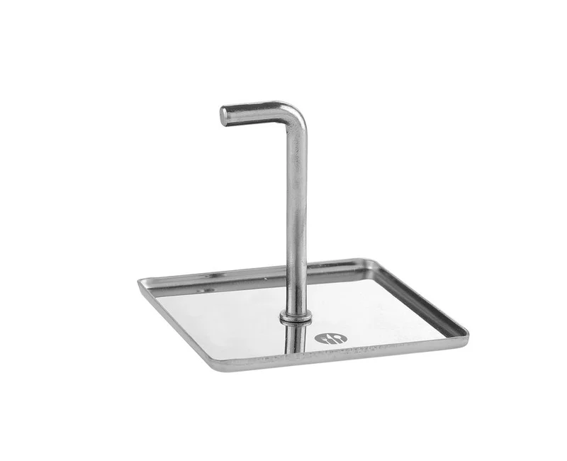 HENDI Speiseringe und Stampfer – quadratisch – Stampfer – 64 × 64 × 55 mm