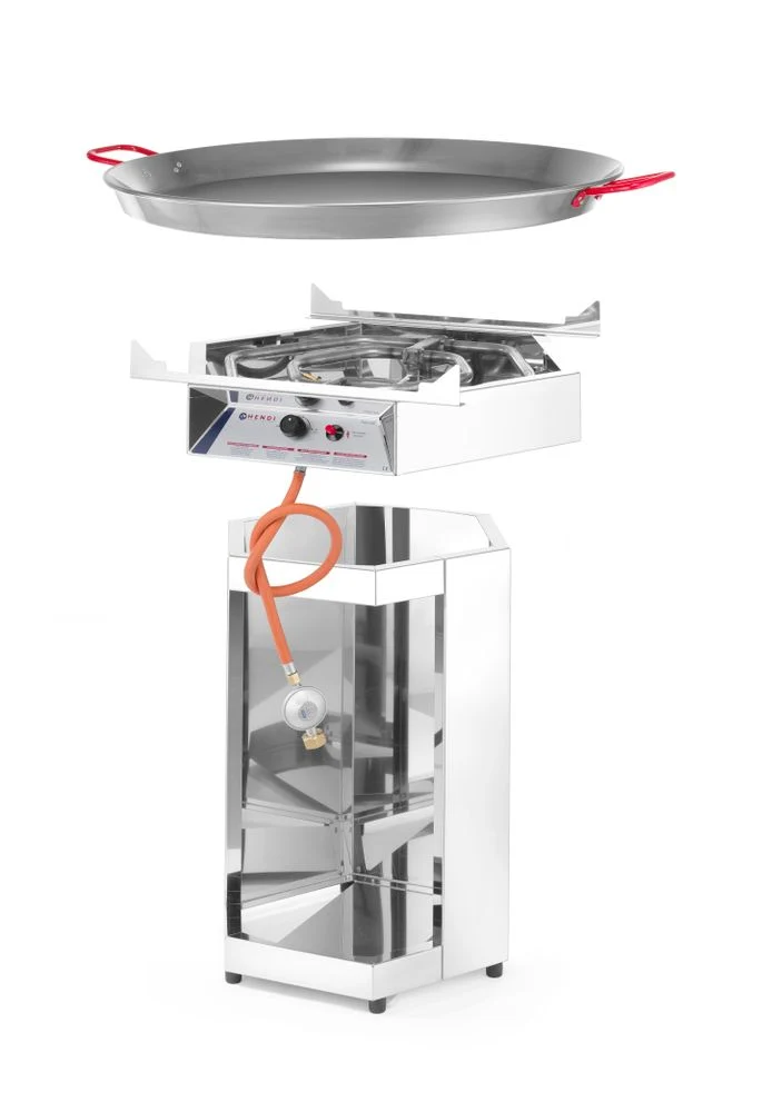 HENDI Gasgrill Fiesta 800 – 7 kW – 800 × 800 × 900 mm