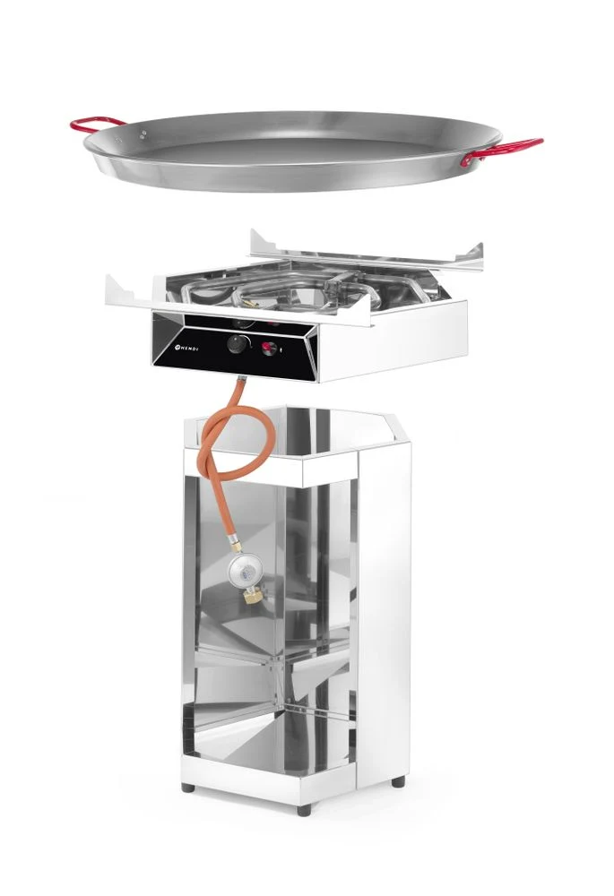 HENDI Gasgrill Fiesta 800 – 7 kW – 800 × 800 × 900 mm