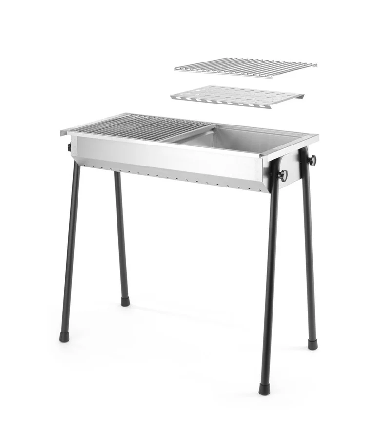 HENDI Holzkohlegrill Patio – 770 × 380 × 760 mm
