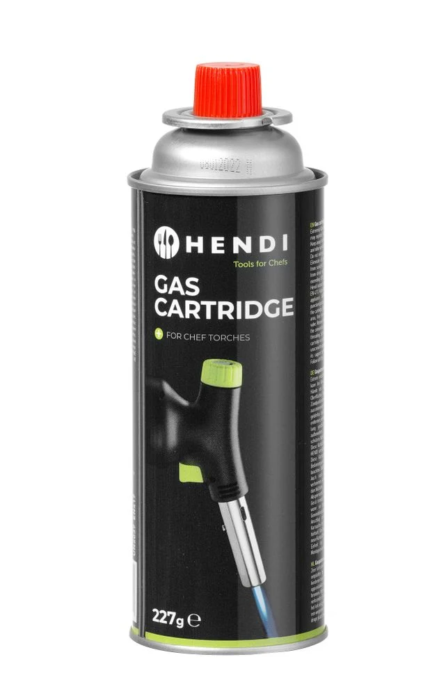 HENDI Flüssiggas-Kartuschen (LPG) – Ø 68 × H 190 mm – 28 Stück (7 × 4)