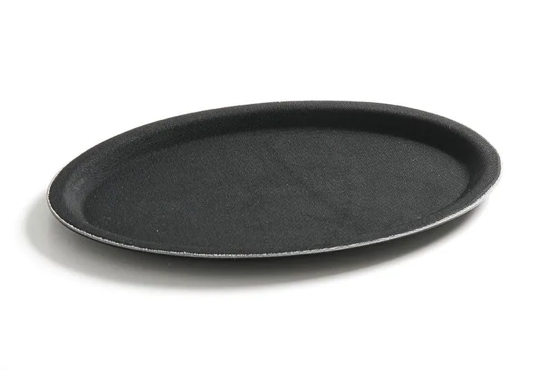 HENDI Serviertablett rutschfest – oval – 200 × 265 mm