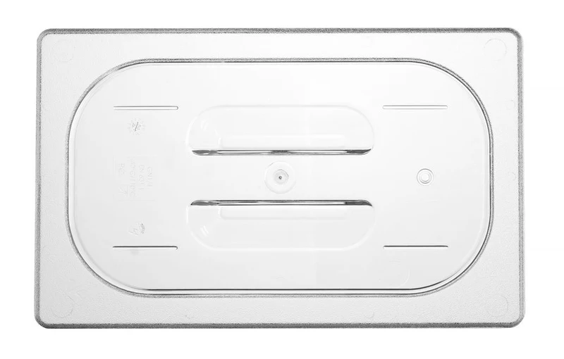 HENDI Gastronorm-Deckel – GN 1 / 4 – Transparent – 265 × 162 mm