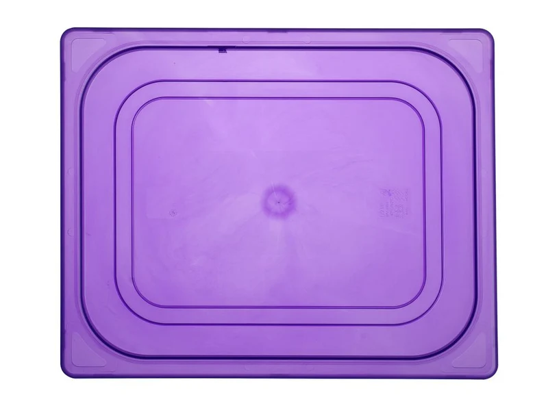 HENDI Gastronorm-Deckel violett – GN 1 / 2 – Violett – 325 × 265 mm