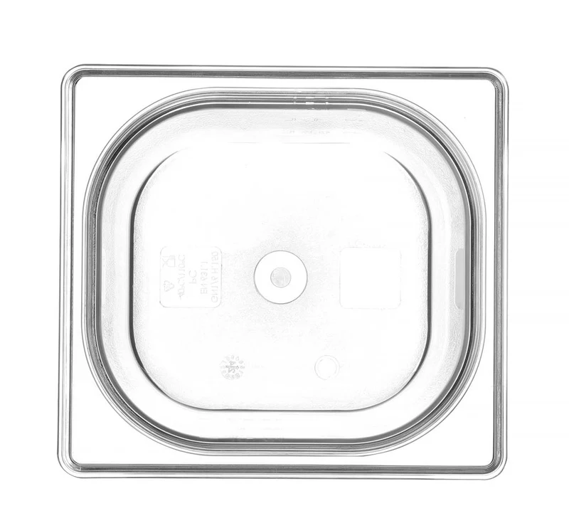 HENDI Gastronorm-Behälter 1 / 6 – Profi Line – GN 1 / 6 – 2,4 l – Transparent – 176 × 162 × 150 mm