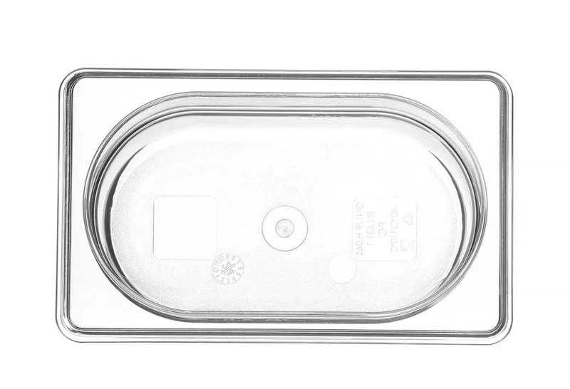 HENDI Gastronorm-Behälter 1 / 9 – Profi Line – GN 1 / 9 – 0,6 l – Transparent – 176 × 108 × 65 mm