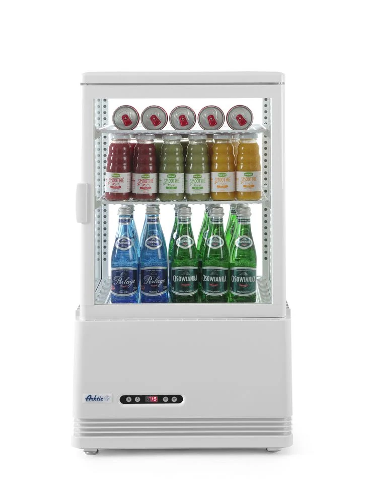 Arktic Aufsatz-Kühlvitrine 58 Liter – Weiß – 230 V / 170 W – 406 × 452 × 830 mm