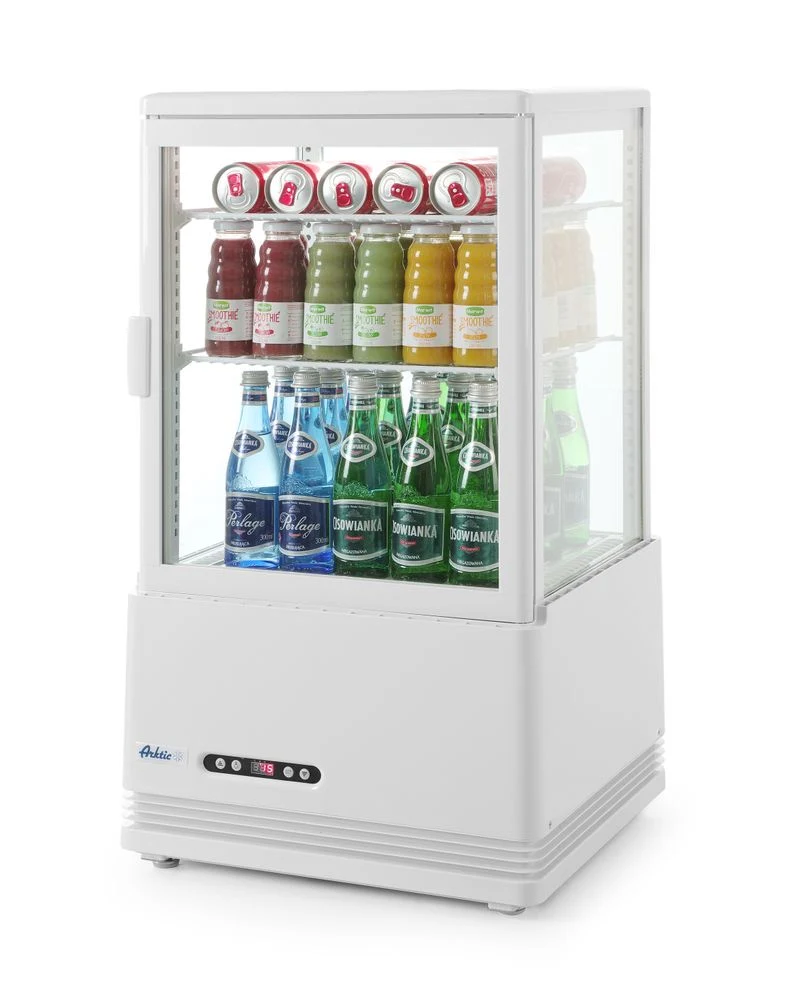 Arktic Aufsatz-Kühlvitrine 58 Liter – Weiß – 230 V / 170 W – 406 × 452 × 830 mm