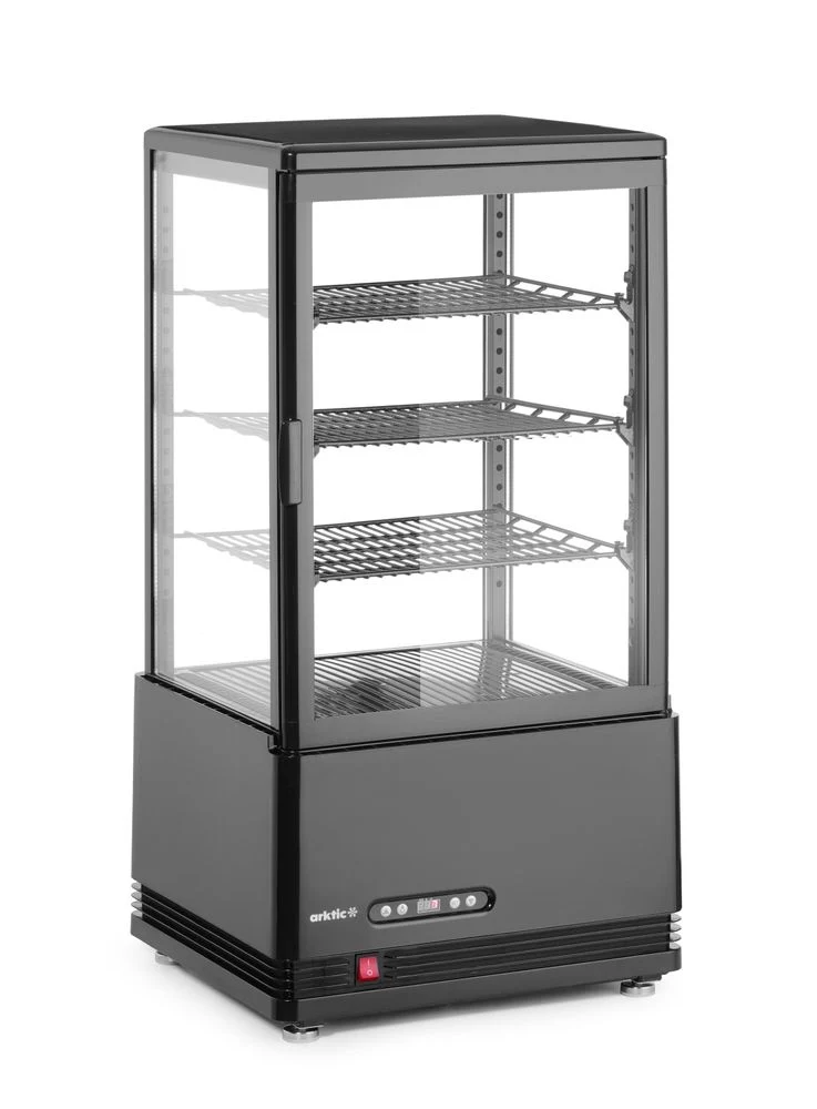 Arktic Aufsatz-Kühlvitrine 68 Liter – Schwarz – 230 V / 170 W – 397 × 444 × 875 mm