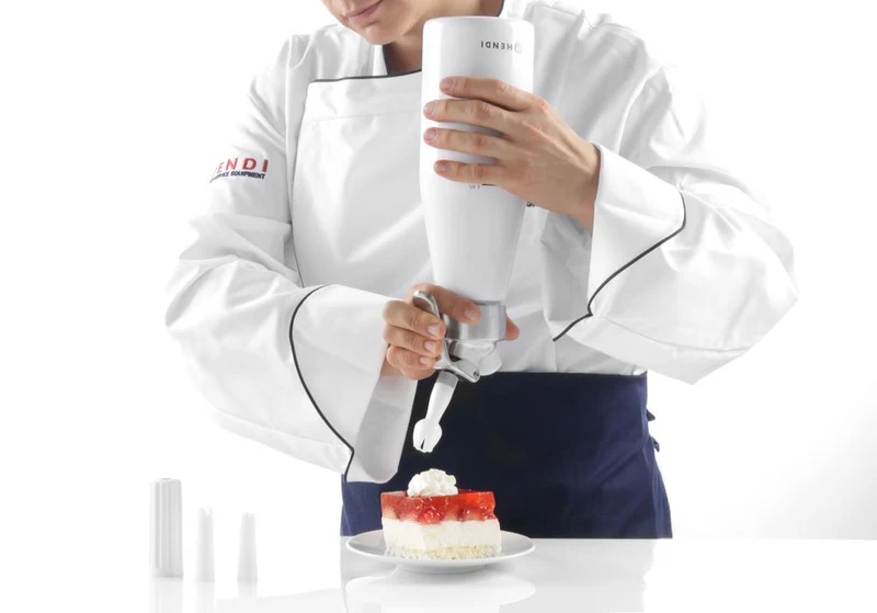 HENDI Sahnespender – Kitchen Line – 0,95 l – Ø 95 × H 320 mm