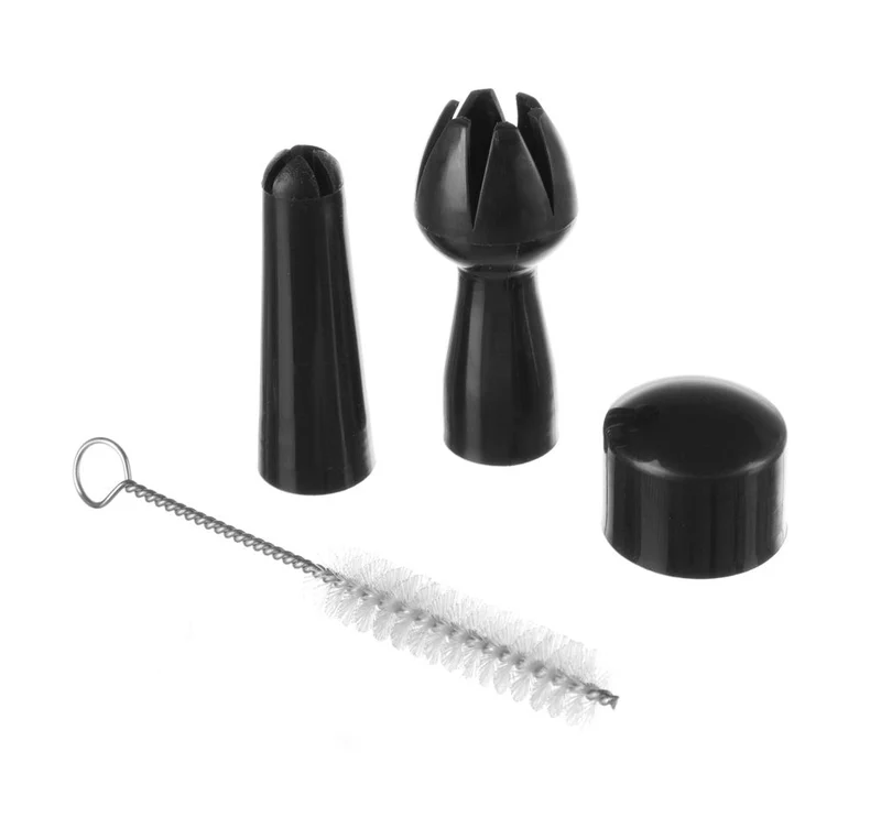 HENDI Sahnespender – schwarz – Kitchen Line – 0,5 l – Schwarz – Ø 80 × H 260 mm