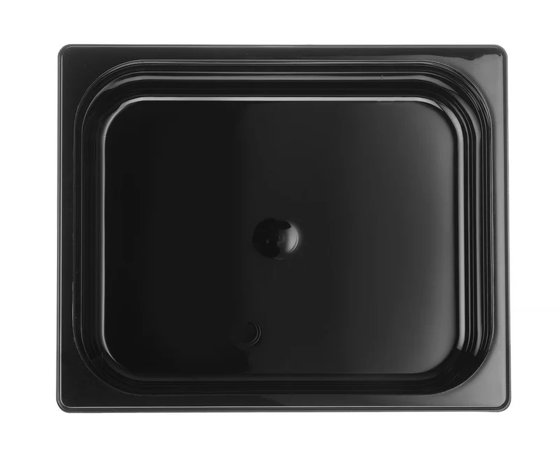 HENDI Gastronorm-Behälter 1 / 2 – Profi Line – GN 1 / 2 – 4 l – Schwarz – 325 × 265 × 65 mm