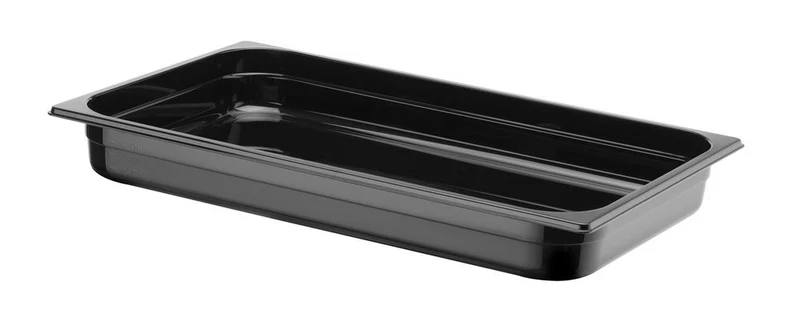 HENDI Gastronorm-Behälter 1 / 1 – Profi Line – GN 1 / 1 – 9 l – Schwarz – 530 × 325 × 65 mm