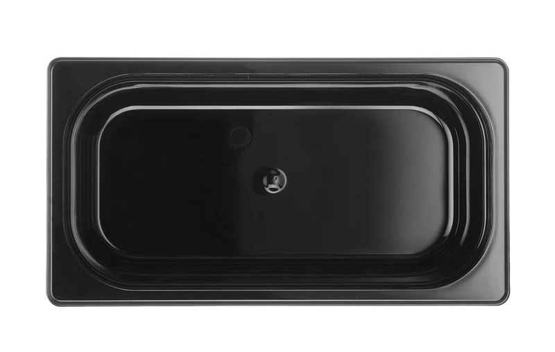 HENDI Gastronorm-Behälter 1 / 3 – Profi Line – GN 1 / 3 – 5,7 l – Schwarz – 325 × 176 × 150 mm