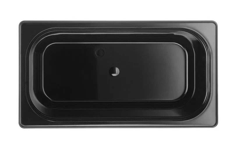 HENDI Gastronorm-Behälter 1 / 3 – Profi Line – GN 1 / 3 – 7,8 l – Schwarz – 325 × 176 × 200 mm