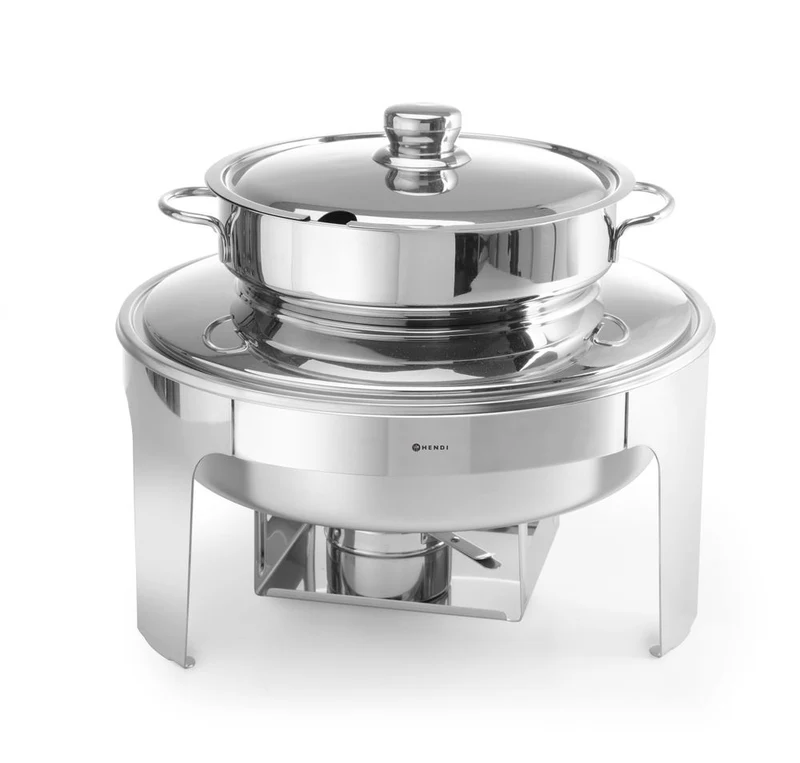 HENDI Suppen Chafing Dish – Spiegelglanz – Profi Line – 10 l – Ø 420 × H 380 mm