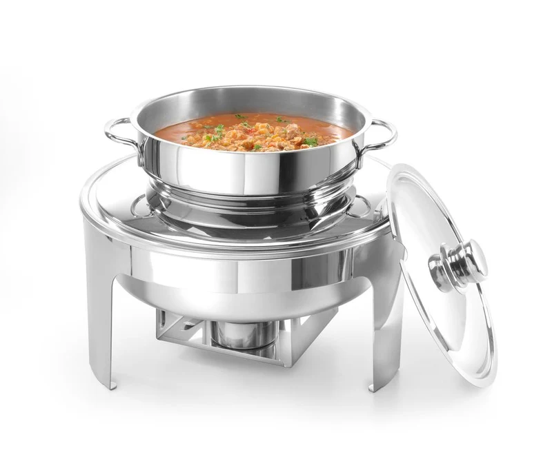 HENDI Suppen Chafing Dish – Spiegelglanz – Profi Line – 10 l – Ø 420 × H 380 mm