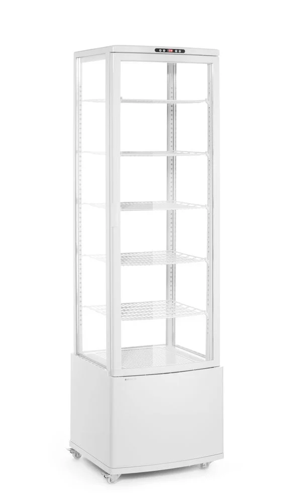 Arktic Kühlvitrine 270 Liter – Weiß – 230 V / 290 W – 520 × 550 × 1870 mm