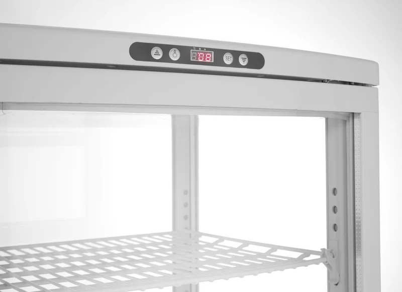 Arktic Kühlvitrine 270 Liter – Weiß – 230 V / 290 W – 520 × 550 × 1870 mm