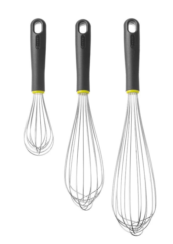 HENDI Schneebesen mit PP-Griff – designed by Robert Bronwasser – Schwarz – 415 mm
