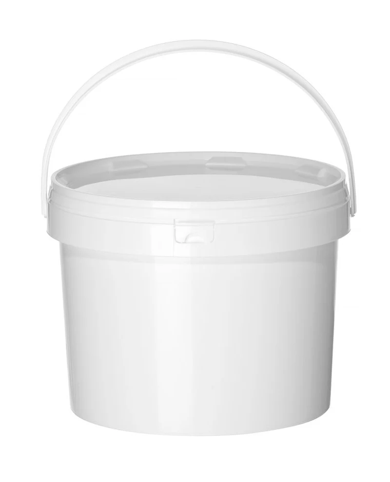 HENDI Eimer – Druck- / Beschriftungsbereich: 810 × 155 mm – 11,3 l – Weiß – Ø 300 × H 230 mm