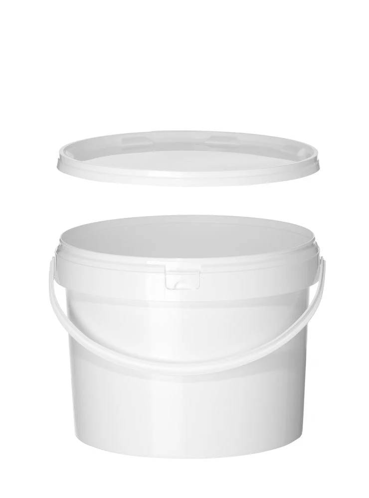 HENDI Eimer – Druck- / Beschriftungsbereich: 810 × 155 mm – 11,3 l – Weiß – Ø 300 × H 230 mm