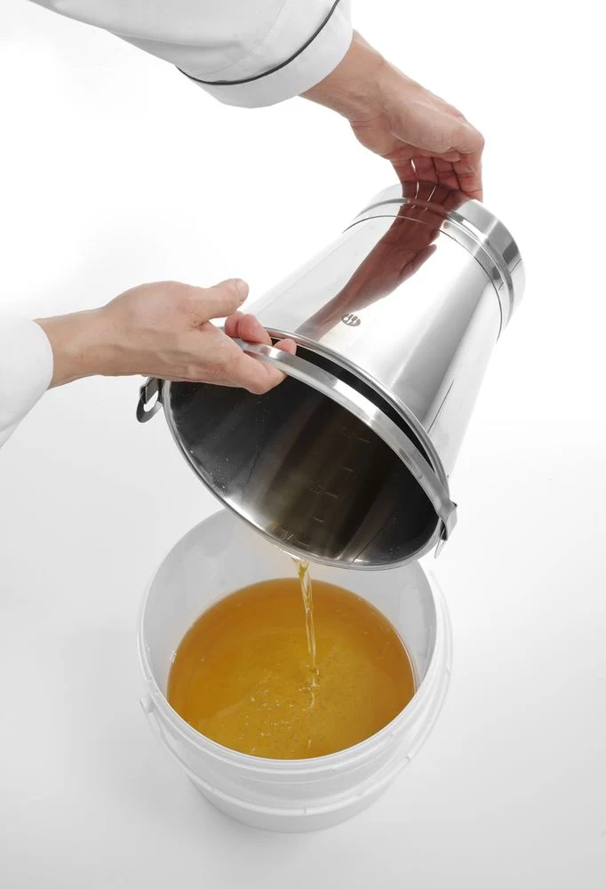 HENDI Eimer – Druck- / Beschriftungsbereich: 810 × 155 mm – 11,3 l – Weiß – Ø 300 × H 230 mm