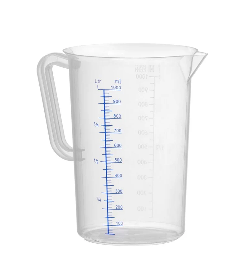 HENDI Messbecher – Polyproylen – Kitchen Line – 1 l – Ø 110 × H 170 mm