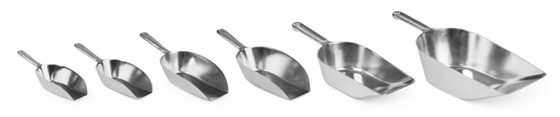HENDI Aluminiumschaufel – 0,3 l – 245 × 90 × 50 mm