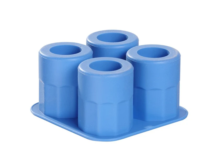 BarUp Eiswürfelform – Shotglas – Blau – 122 × 122 × 60 mm