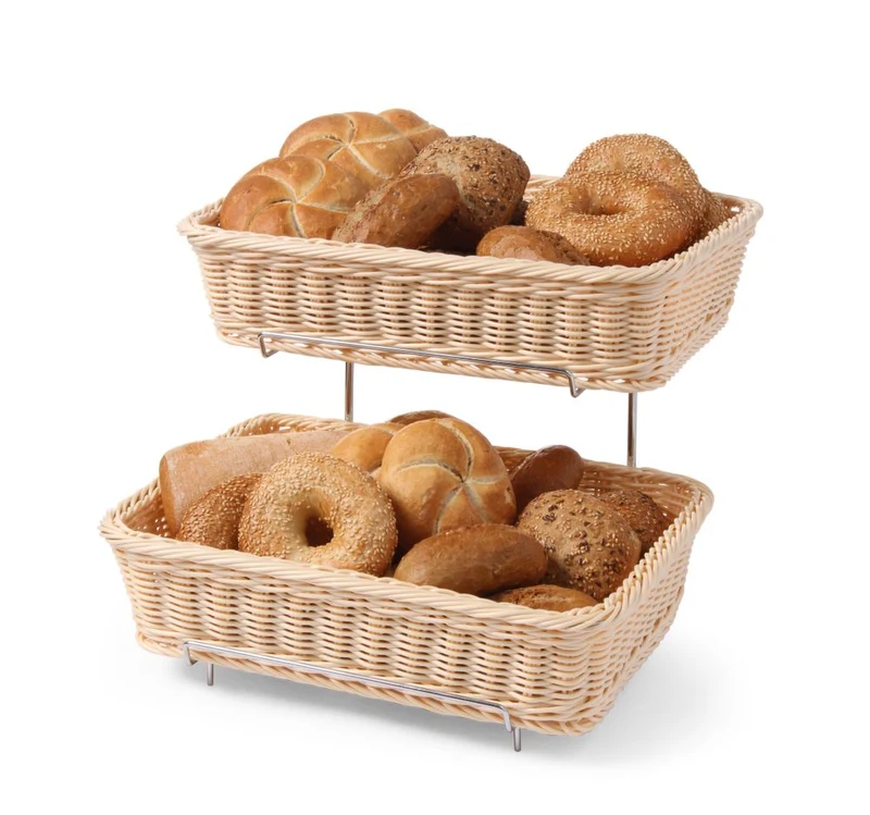 HENDI Brotkorb-Display GN 1 / 2 – 360 × 280 × 290 mm – 2 Stück