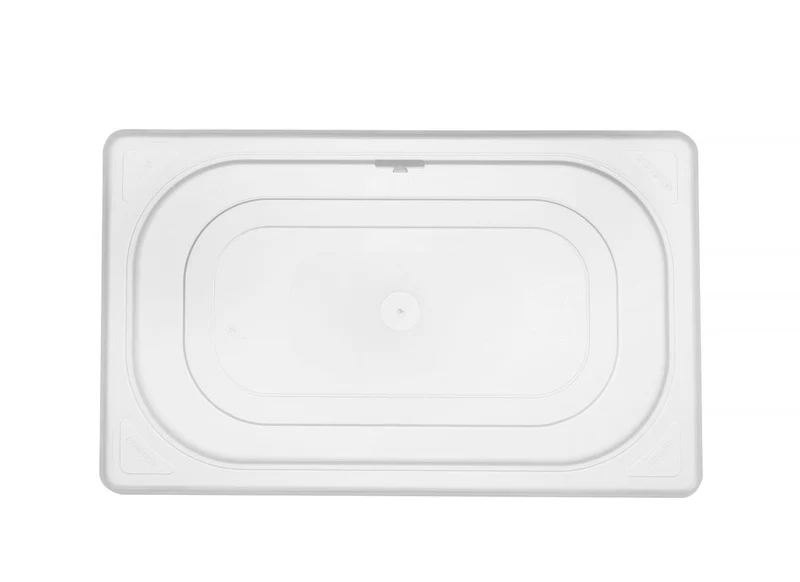 HENDI Gastronorm-Deckel – GN 1 / 4 – Transparent – 265 × 162 mm