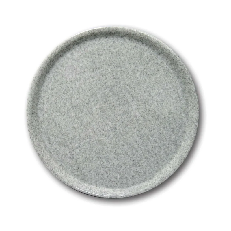 HENDI Pizzateller Granit – Granit – Ø 330 mm – 6 Stück