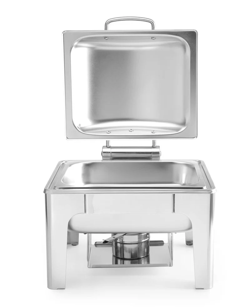 HENDI Chafing Dish GN 1 / 2 – Satiniert – Profi Line – 4 l – 365 × 370 × 280 mm