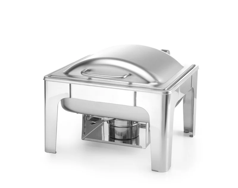 HENDI Chafing Dish GN 1 / 2 – Satiniert – Profi Line – 4 l – 365 × 370 × 280 mm
