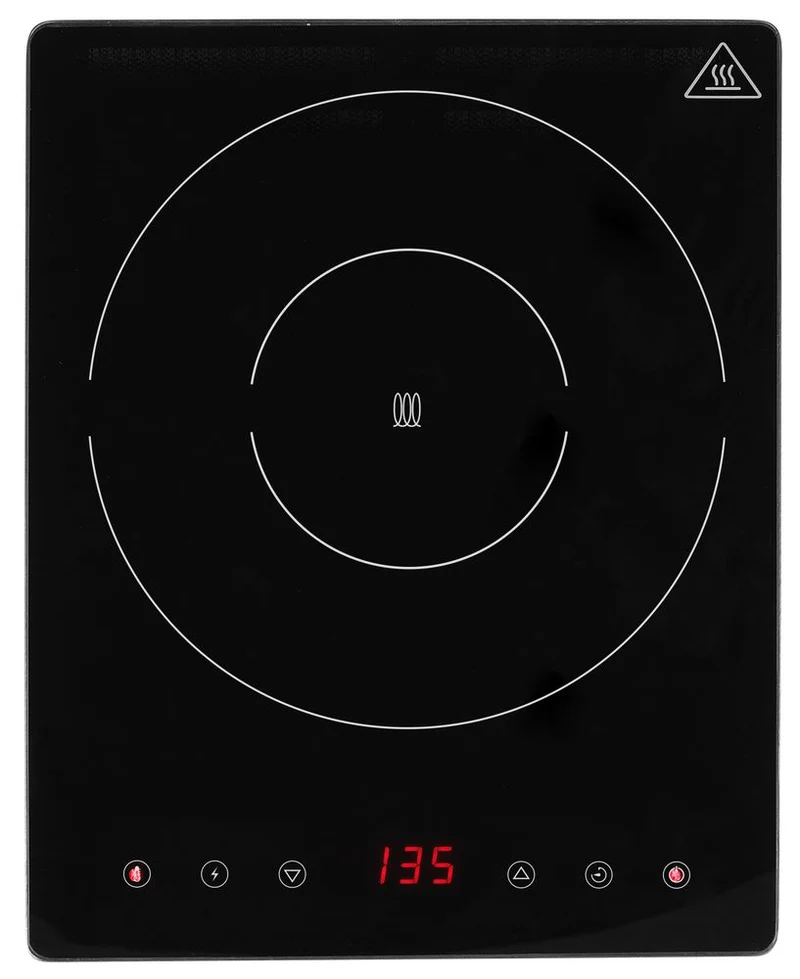 HENDI Induktionskocher 3500 W – Kitchen Line – 230 V / 3500 W – 339 × 444 × 80 mm