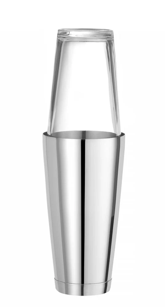 BarUp Boston Shaker – 0,8 l – Silber – Ø 90 × H 175 mm