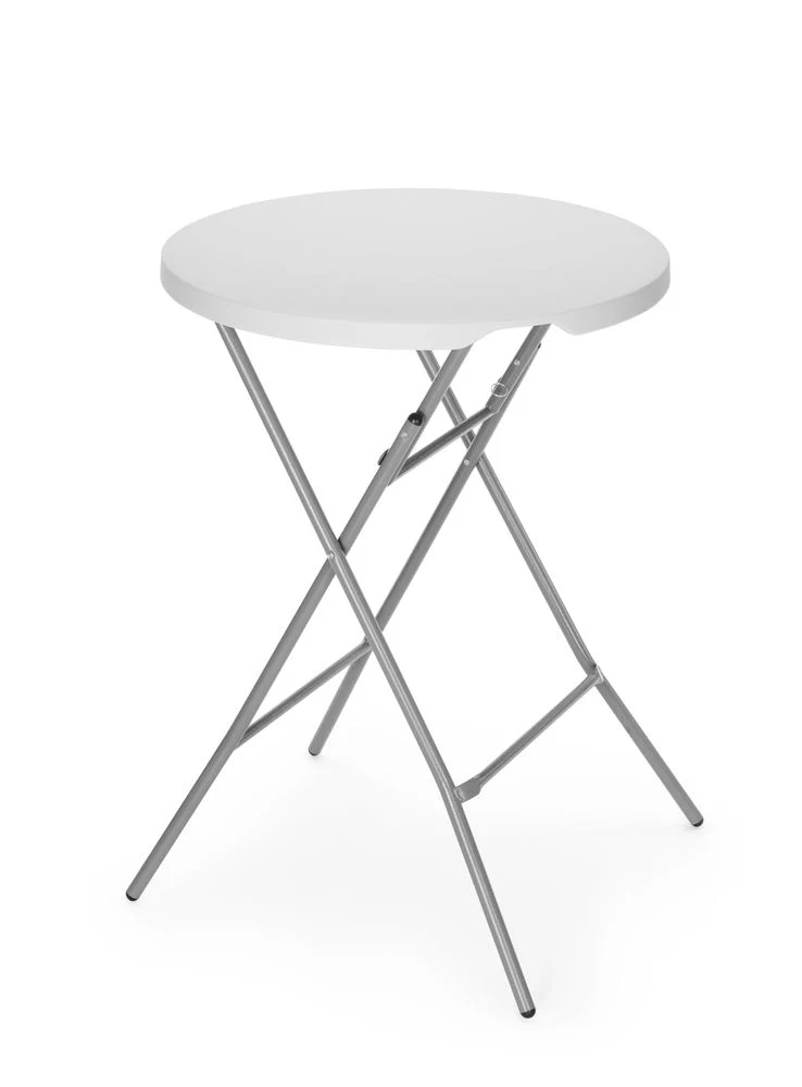 AmerBox Bar-Stehtisch – Max. Last 80 kg – Weiß – Ø 800 × H 1100 mm
