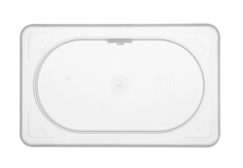 HENDI Gastronorm-Deckel – GN 1 / 9 – Transparent – 176 × 108 mm