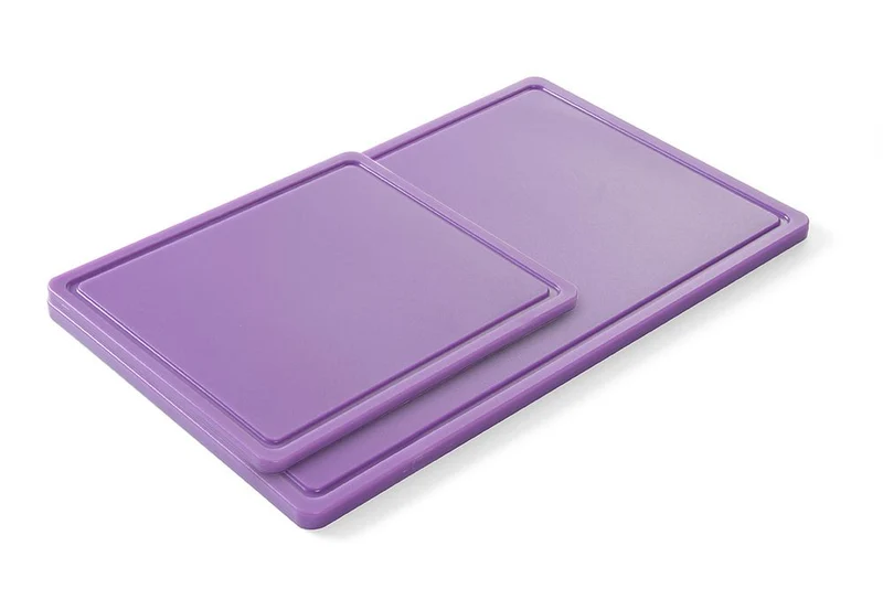 HENDI Schneidbrett HACCP Gastronorm 1 / 1 – GN 1 / 1 – Violett – 530 × 325 mm – Rechteckig