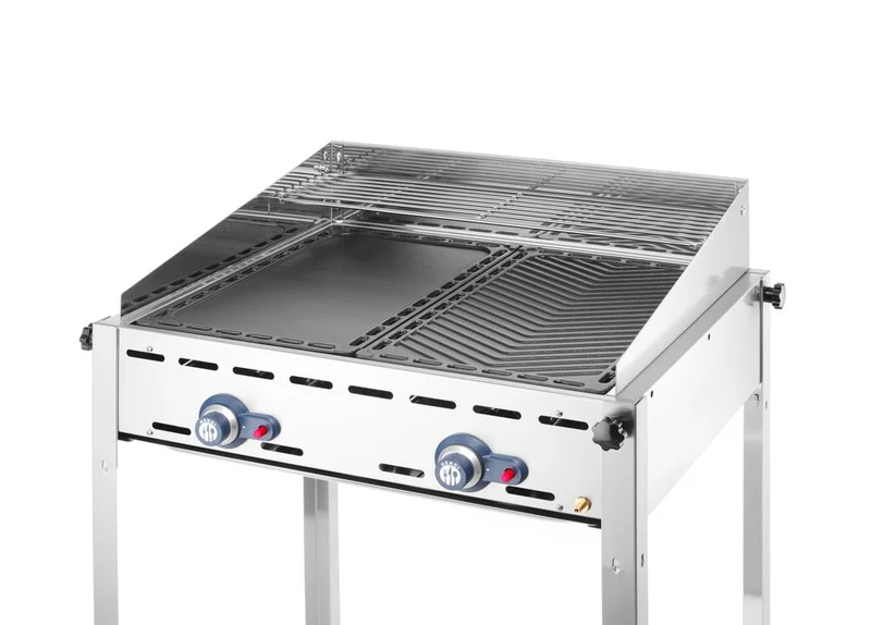 HENDI Gusseisen-Grillplatte – GN 1 / 1 – 325 × 530 mm